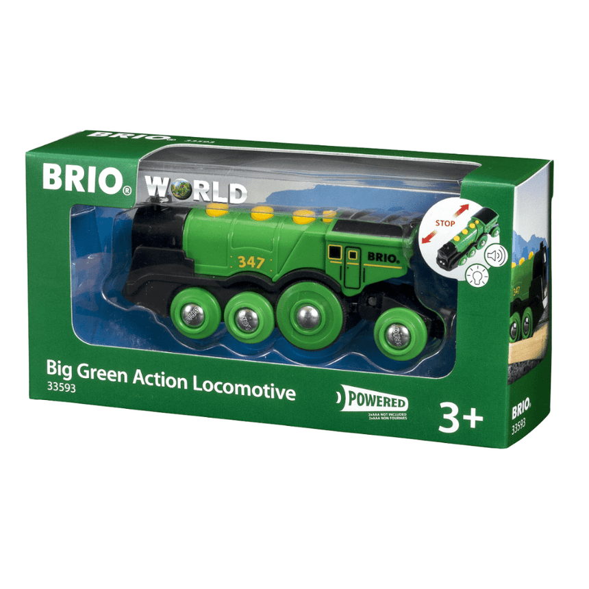 BRIO Big Green Action Locomotive
