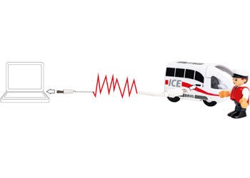 BRIO ICE rechargeable train USB charging