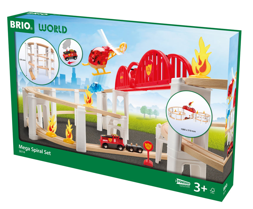 BRIO Mega Spiral Set right side 3D view