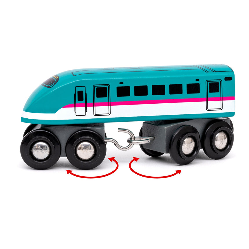 BRIO Trains of the World Shinkansen wooden Japanese bullet train – view 4