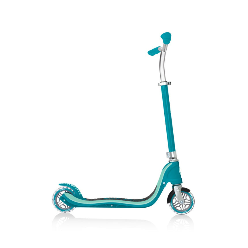 Globber FLOW 125 Wcooter with Light Up Wheels - Teal