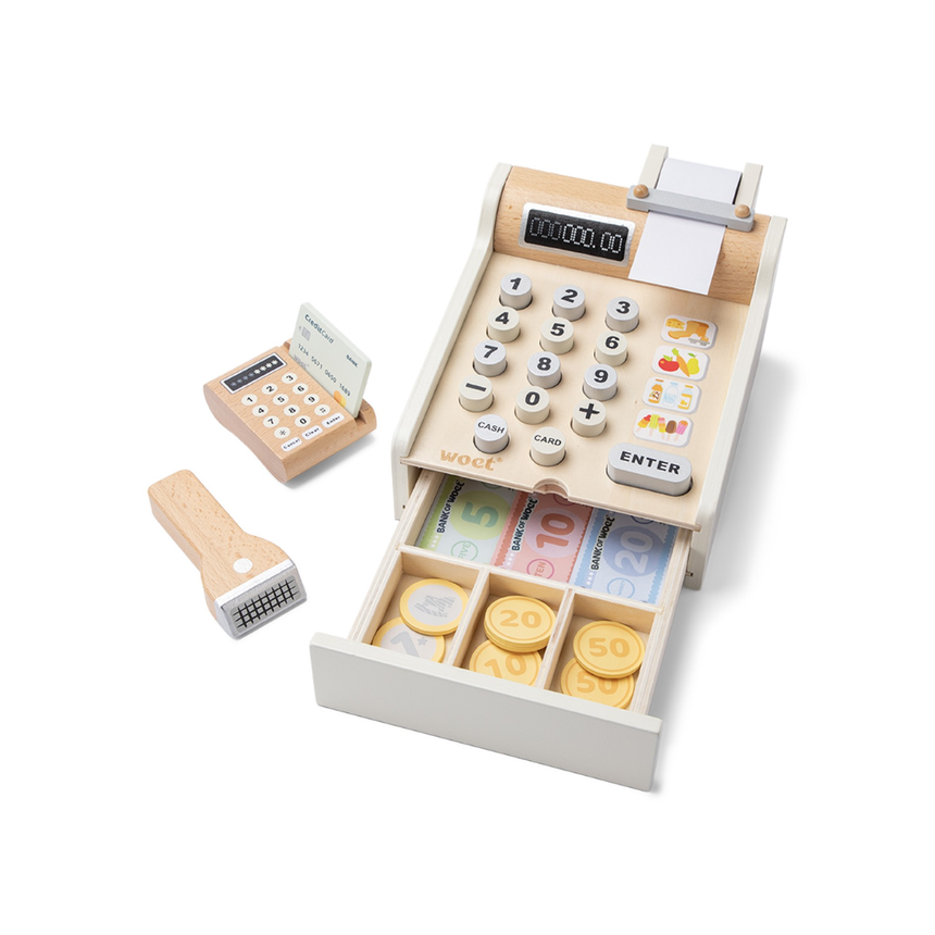 New Classic Toys Cash Register White