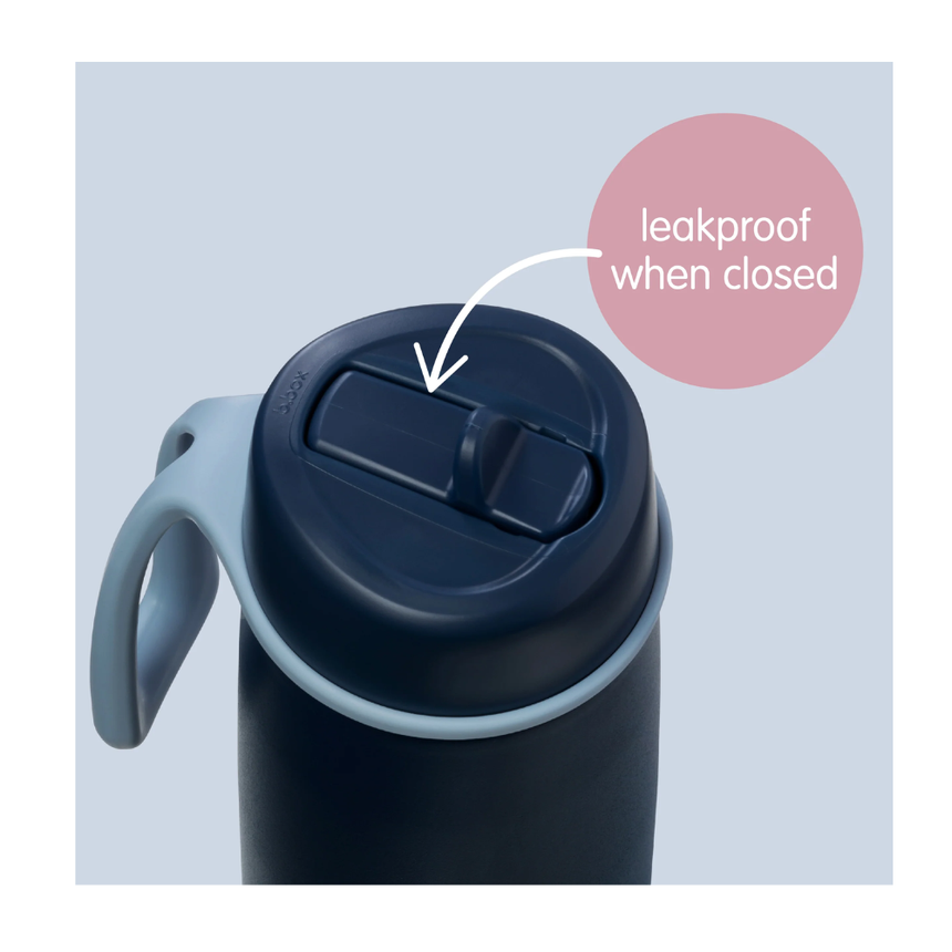 B.Box 690mL Insulated Flip Top Bottle - Sea Glass