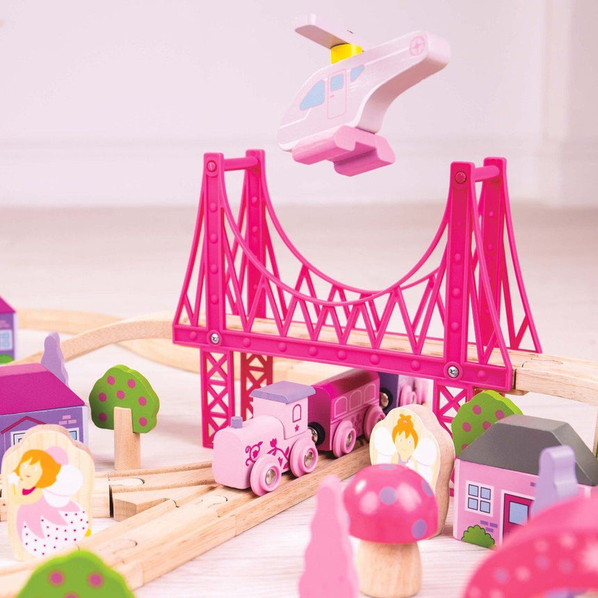 Bigjigs Rail Fairy Town Train Set