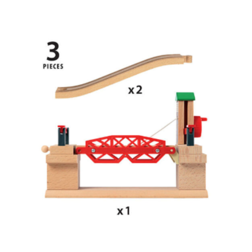 BRIO Bridge - Lifting Bridge 3 pieces
