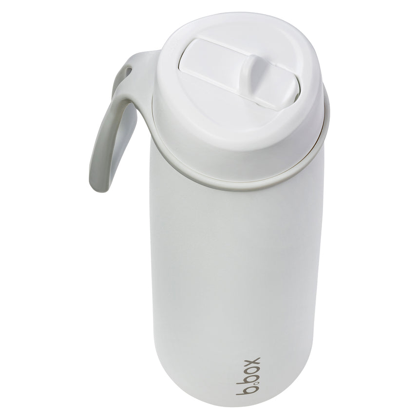B.Box 690mL Insulated Flip Top Drink Bottle - White out
