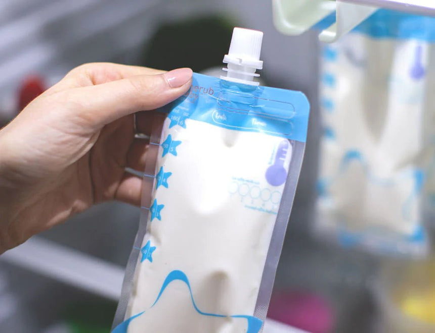 Cherub Baby Reusable Thermosensor Breast Milk Bags 50 Uses (10pk)