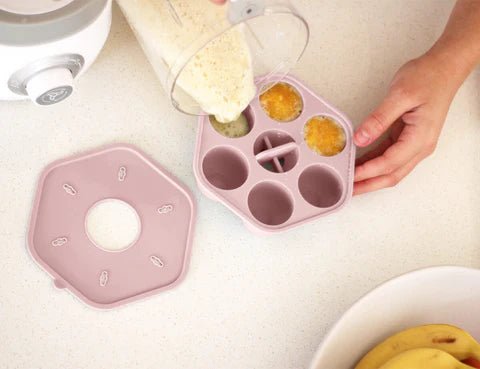 Cherub Baby Silicone Freezer Tray & Icy Pole Moulds - Dusty Rose