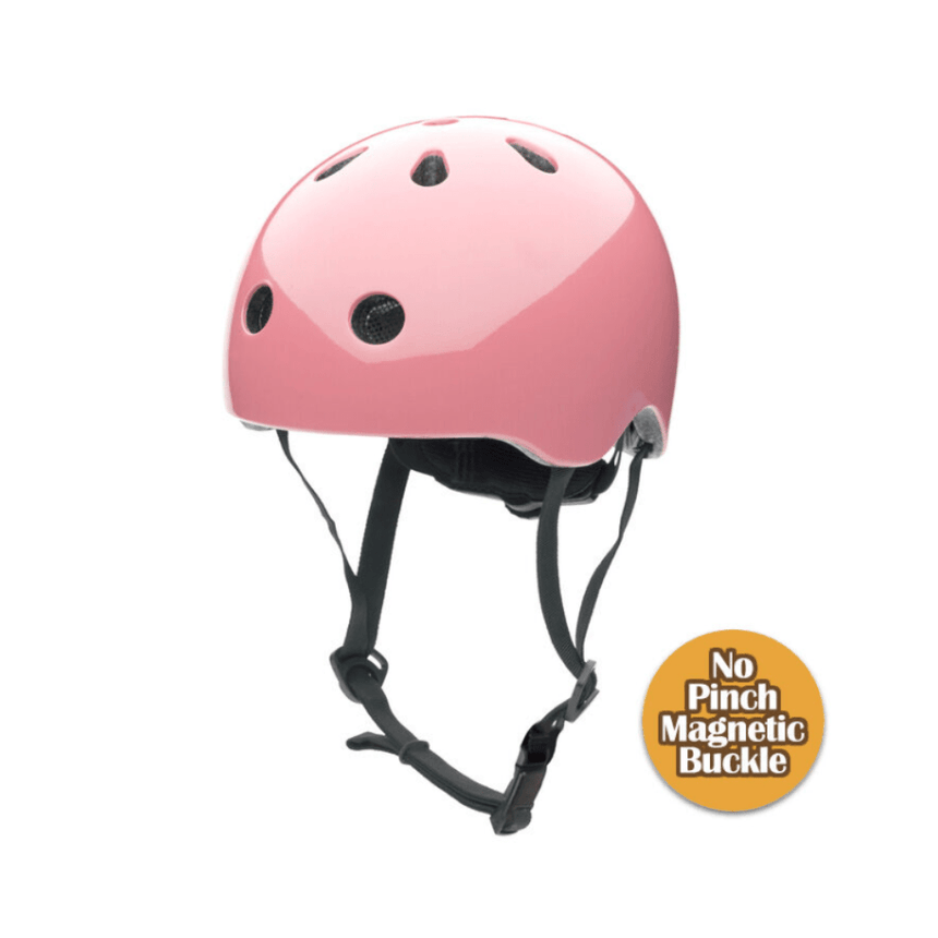 CoConuts Extra Small Vintage Gloss Pink Helmet Pinch-Free