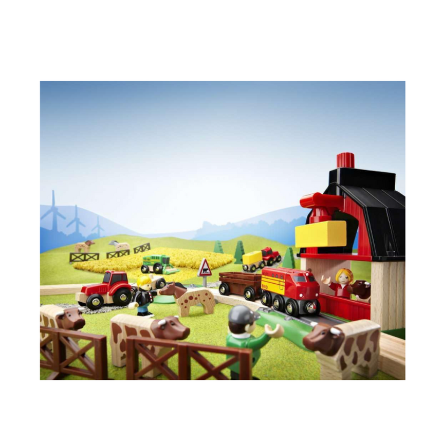 BRIO Set - Farm Railway Set 20 pieces