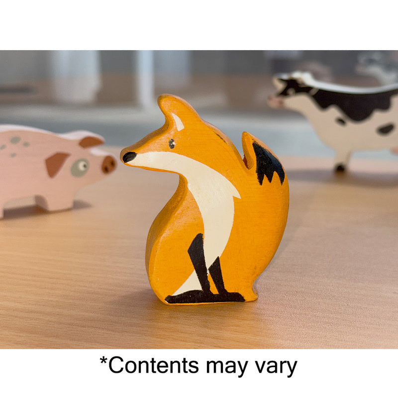 Tender Leaf Toys Wooden Selection of 13 Farm Animals