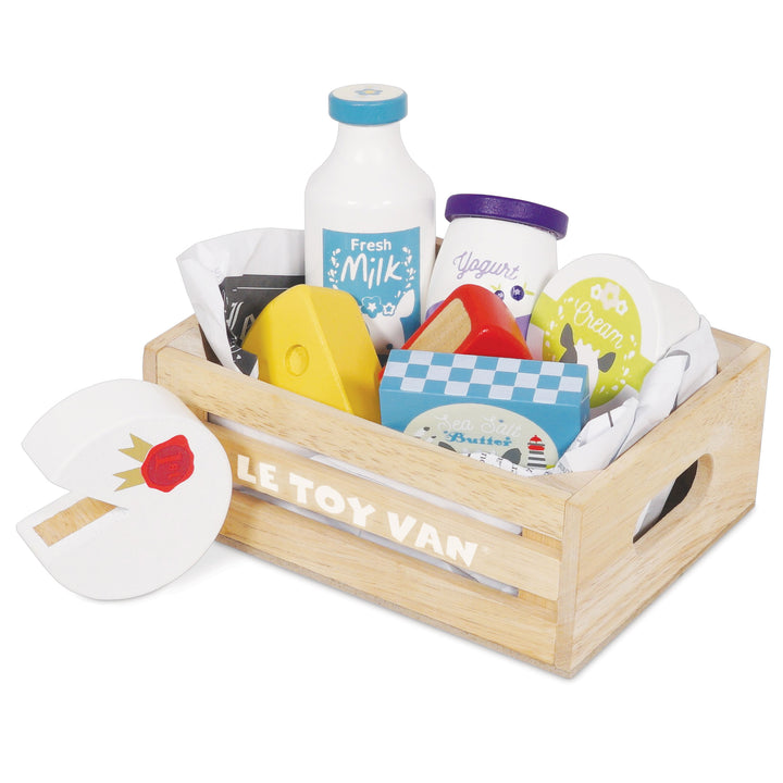 Le Toy Van Honeybake Eggs & Dairy In Crate