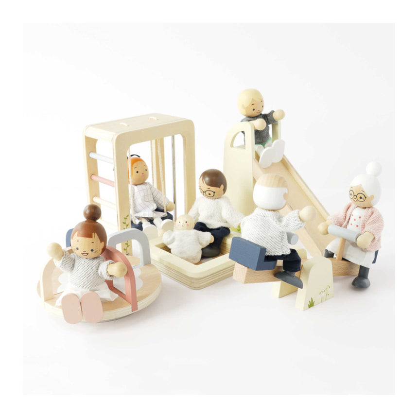 Le Toy Van Wooden Dolls House Outdoor Play Furniture - 5 piece