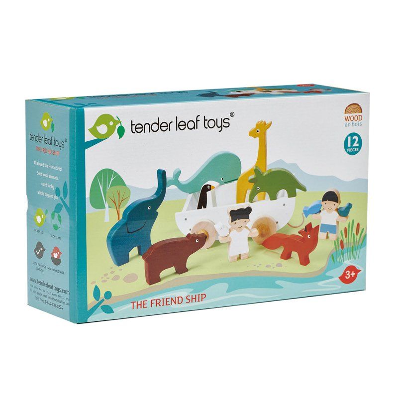 Tender Leaf Toys Pretend The FriendShip Boat Play Set