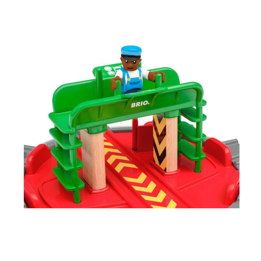 BRIO Turntable & Figure 2 pieces