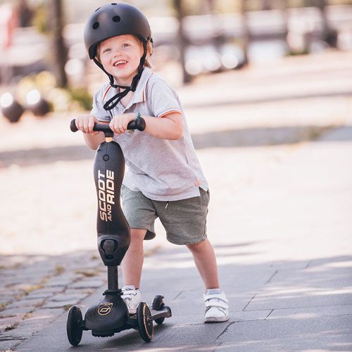 Scoot & Ride - Highwaykick 1 Kids Scooter - Black/Gold