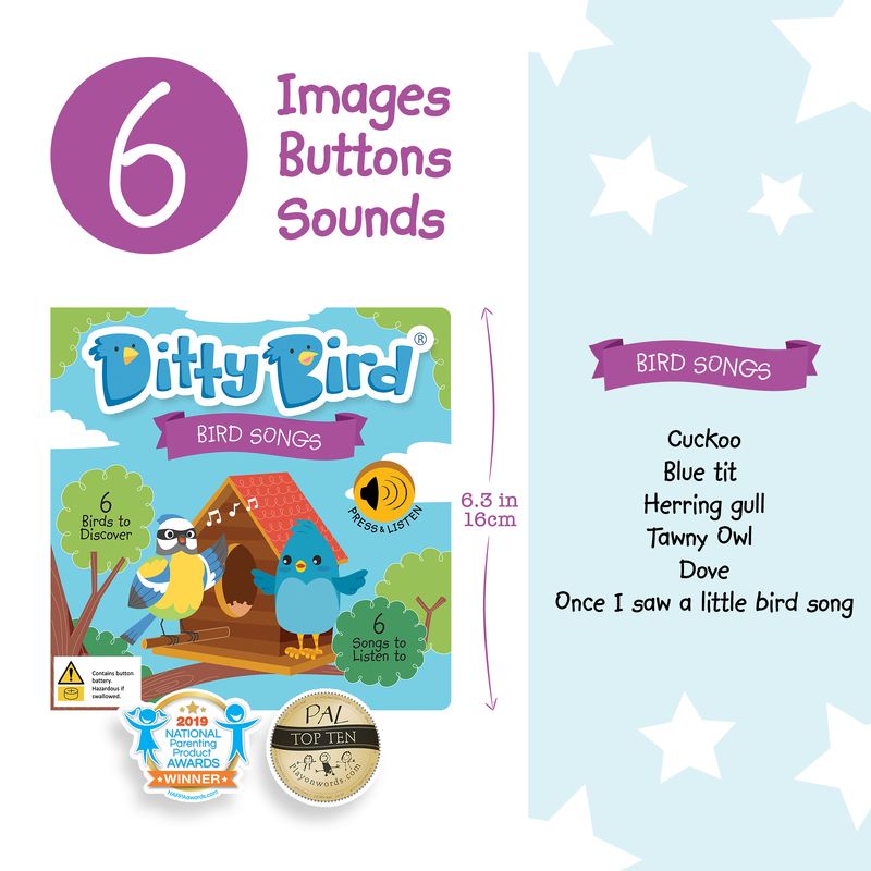 Ditty Bird Songs Board Books