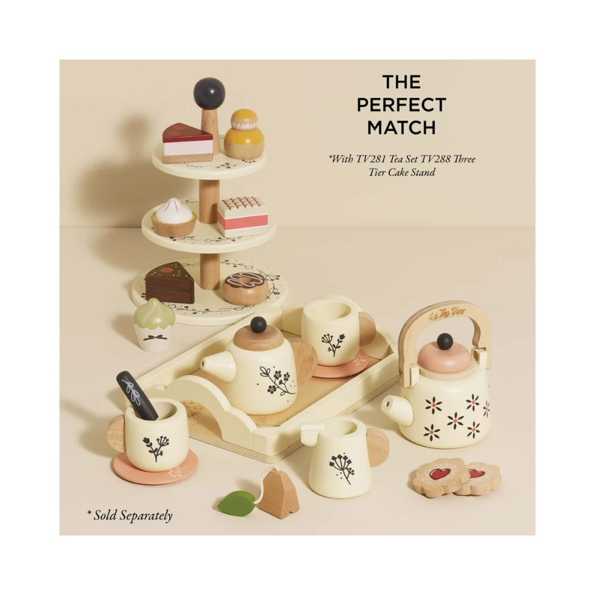 Le Toy Van Wooden Tea Set & Tray