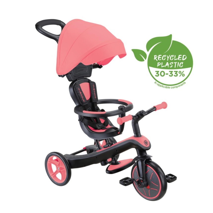 Globber Explorer Trike 4in1 - Pink