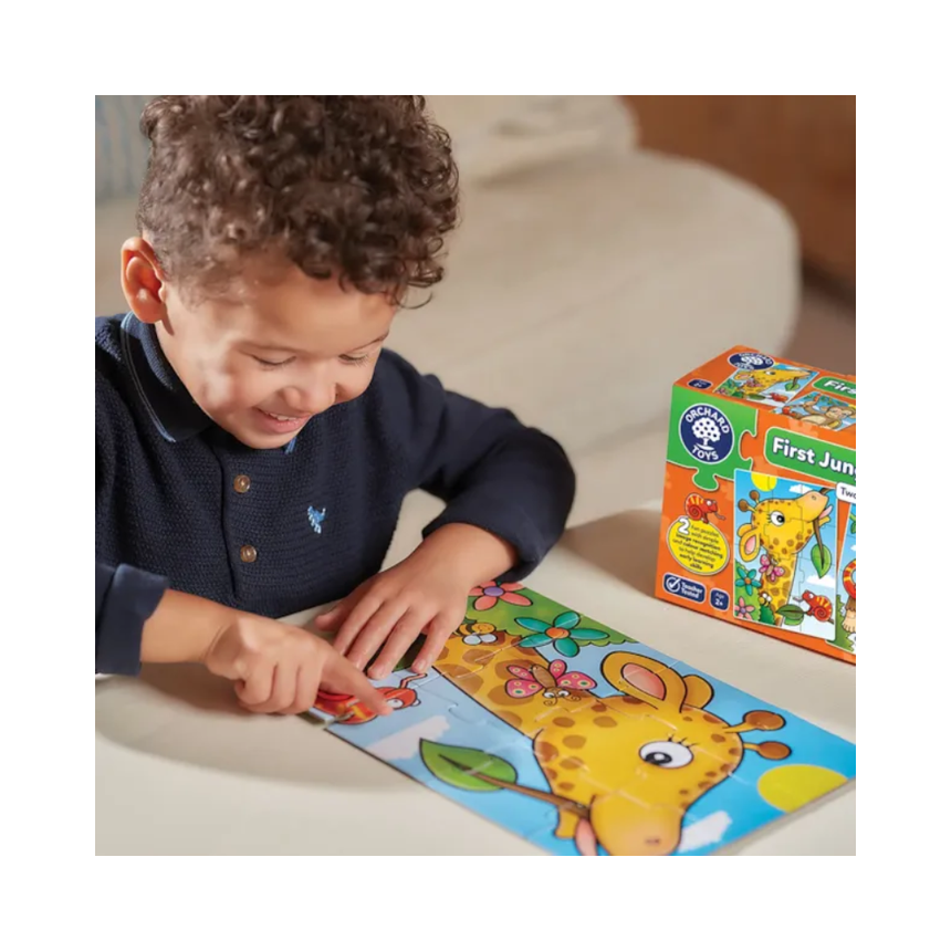 Orchard Toys Jigsaw - First Jungle Friends 2 x 12 pc