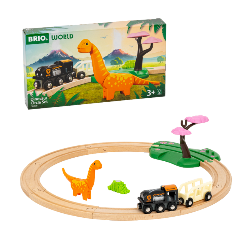 BRIO Dinosaur Circle Set 12 pieces