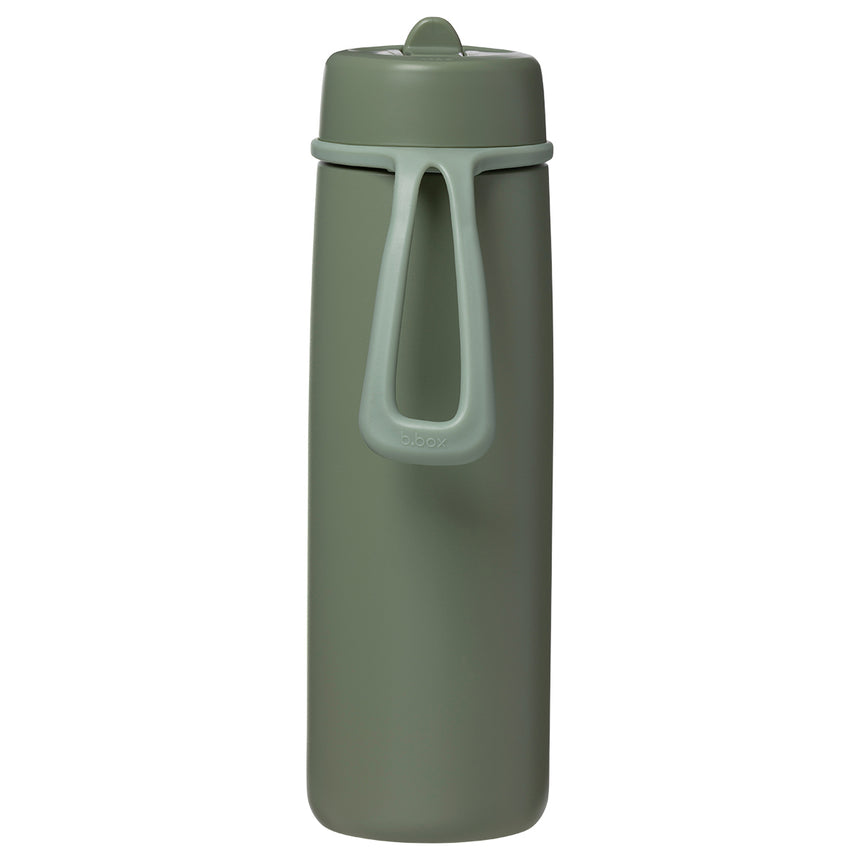 B.Box 690mL Insulated Flip Top Drink Bottle - Olive
