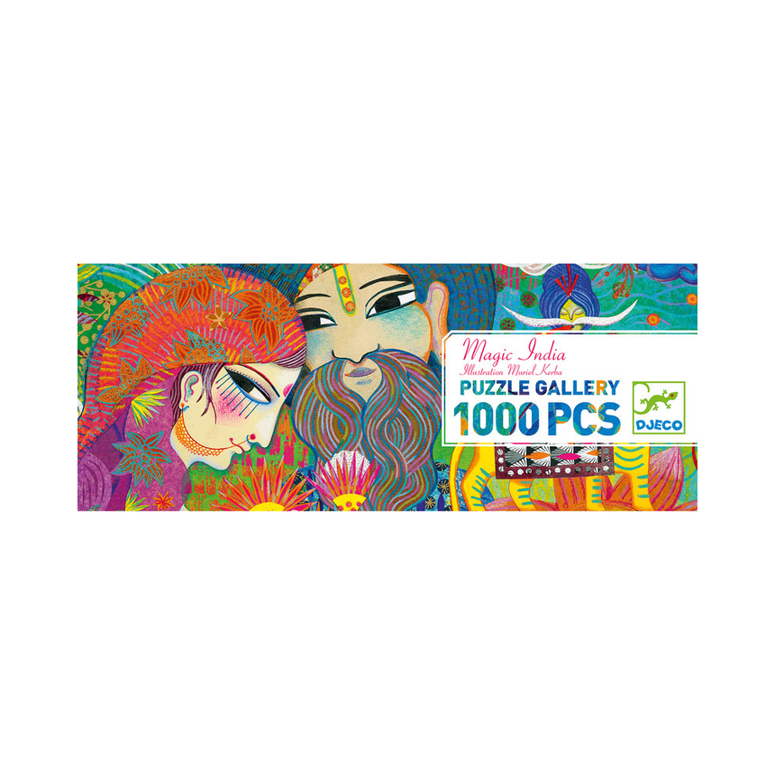 Djeco Magic India 1000pc Gallery Puzzle