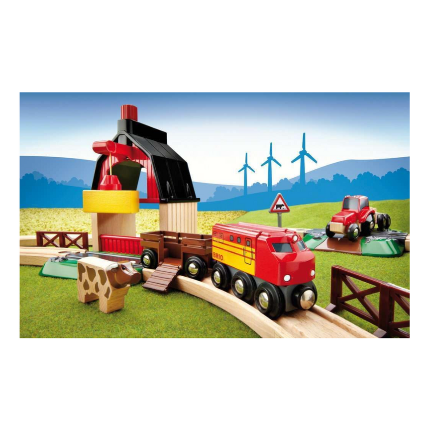 BRIO Set - Farm Railway Set 20 pieces