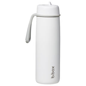 B.Box 690mL Insulated Flip Top Drink Bottle - White out