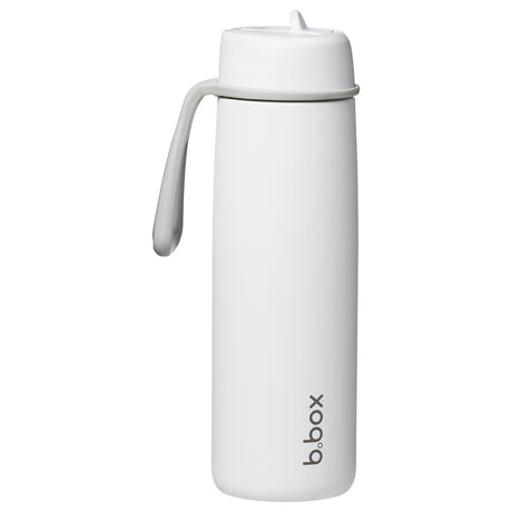 B.Box 690mL Insulated Flip Top Drink Bottle - White out