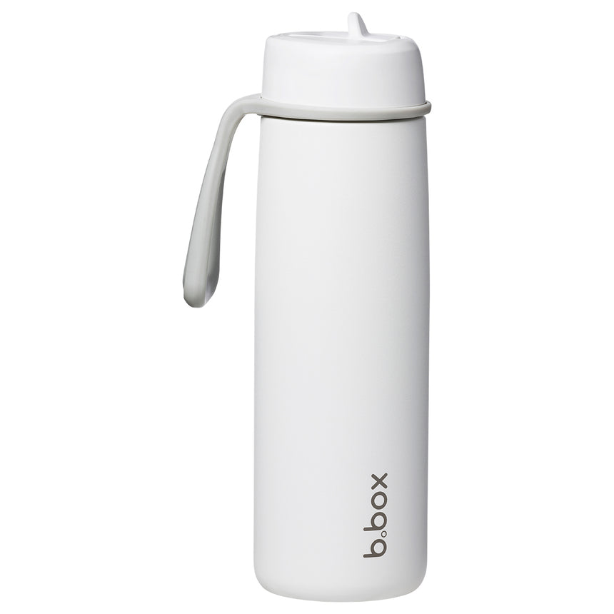 B.Box 690mL Insulated Flip Top Drink Bottle - White out