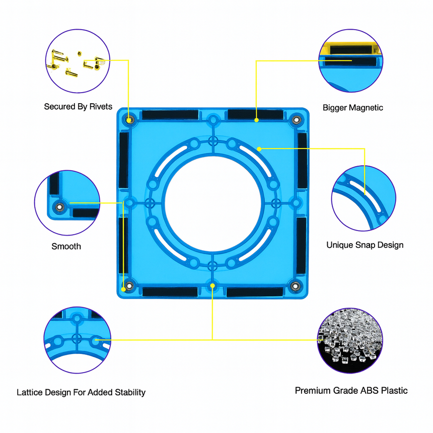 MNTL Magnetic Tiles Marble Run 100 Pcs Set