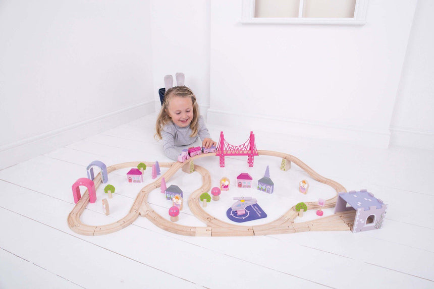 Bigjigs Rail Fairy Town Train Set