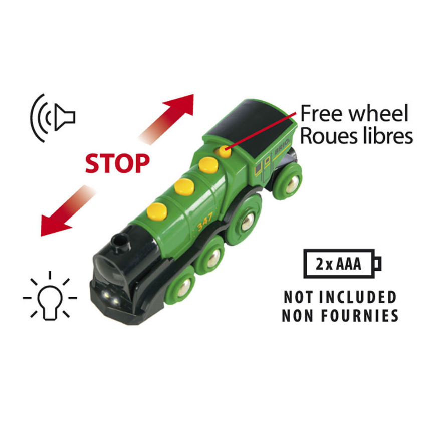 BRIO Big Green Action Locomotive