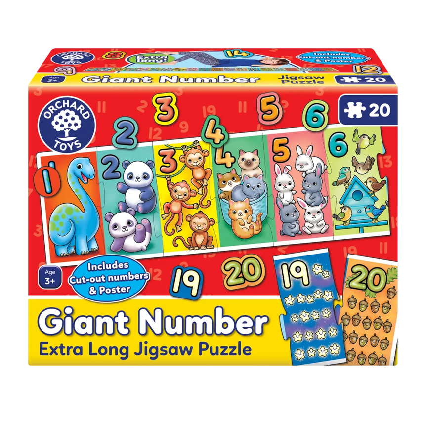 Orchard Toys Jigsaw - Match and Count 20pc