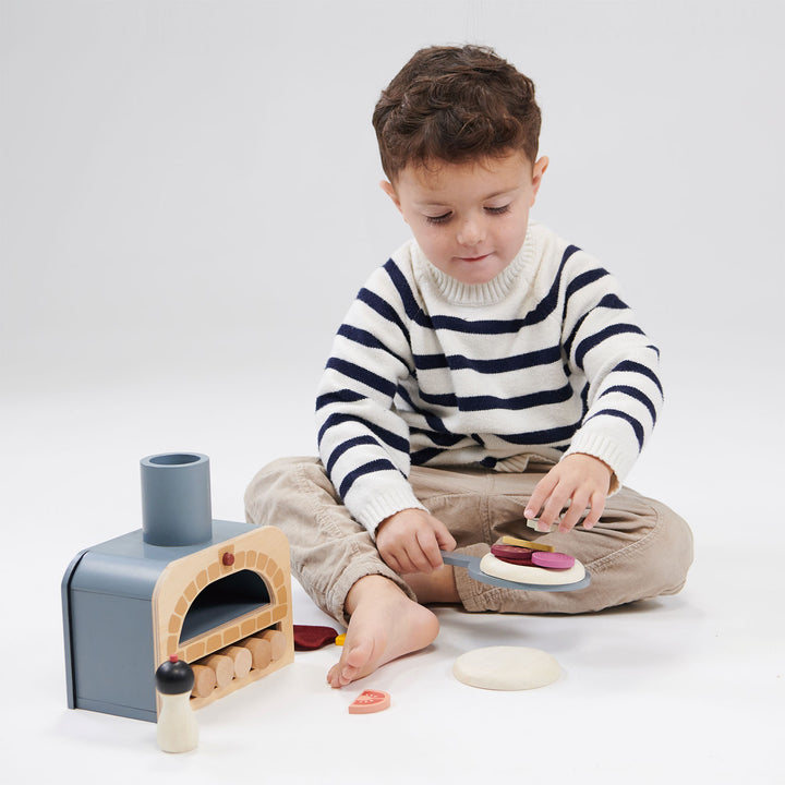 Tender Leaf Toys Pretend Make Me a Pizza Set