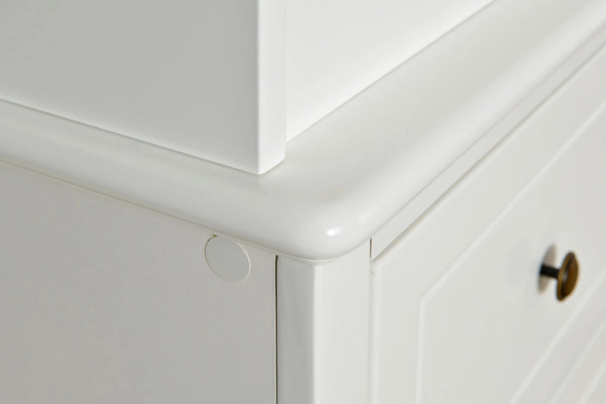 JOY BABY Comet 4 Drawer Chest of Drawer Change Table - White