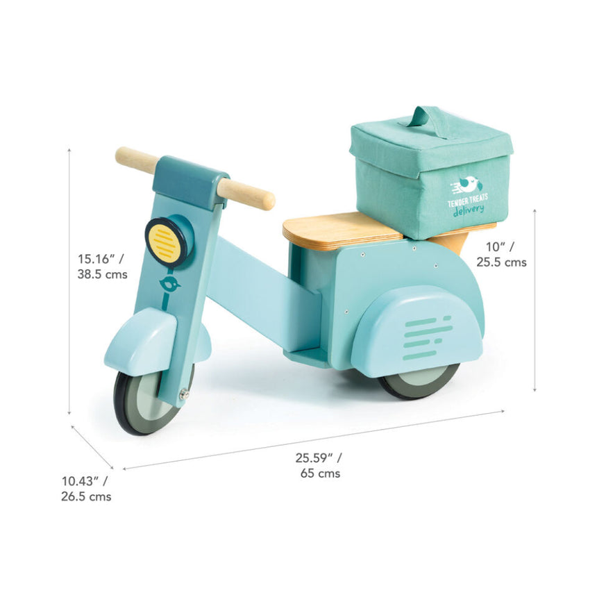 Tender Leaf Toys Ride On Pretend Delivery Scooter