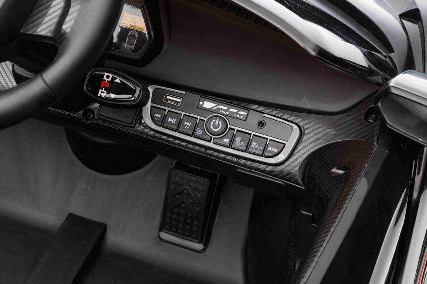 All 4 Kids Licensed Lamborghini Veneno Roadster Electrical Ride on Car - Black