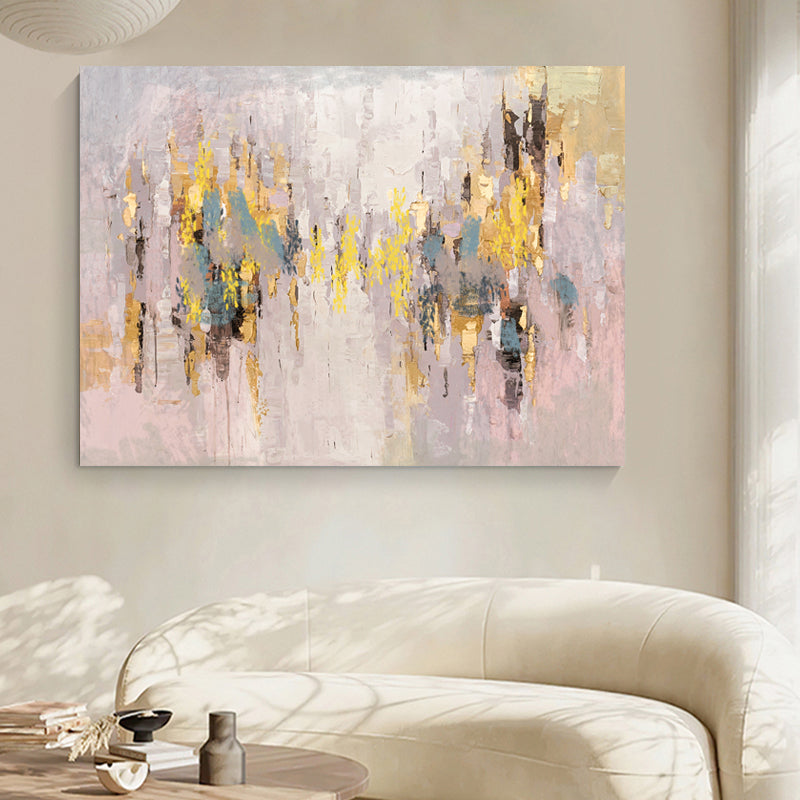 All 4 Kids Modern Abstract Oil Hand Painted Wall Art with Frame 018