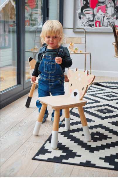 Tender Leaf Toys Kids Wooden Forest Deer Chair