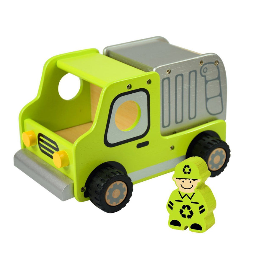 I'm Toy Deluxe Wooden Kiddy Vehicle - Garbage Truck