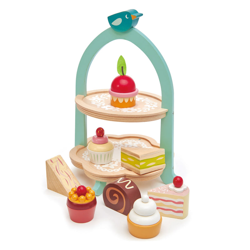 Tender Leaf Toys Pretend Mini Chef Afternoon Tea Set