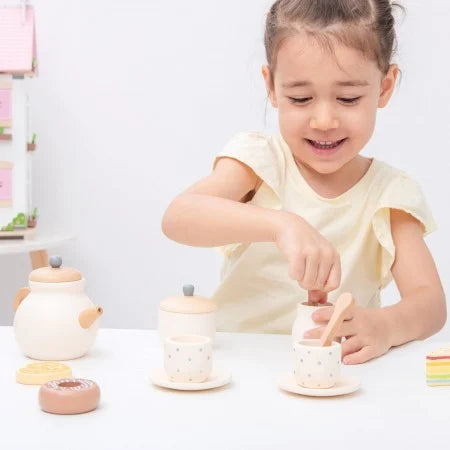 New Classic Toys Wooden Tea Set