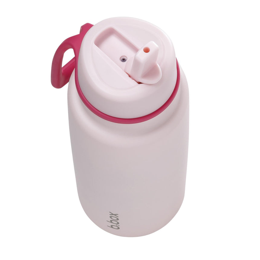 B.Box 1L Insulated Flip Top Drink Bottle - Pink Paradise