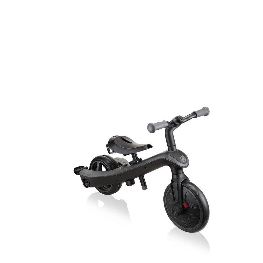Globber Explorer Trike 4 in 1 DELUXE PLAY - Black/Grey