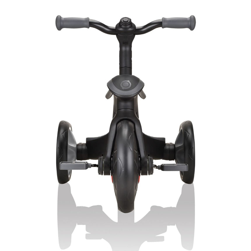 Globber Explorer Trike 4 in 1 DELUXE PLAY - Black/Grey
