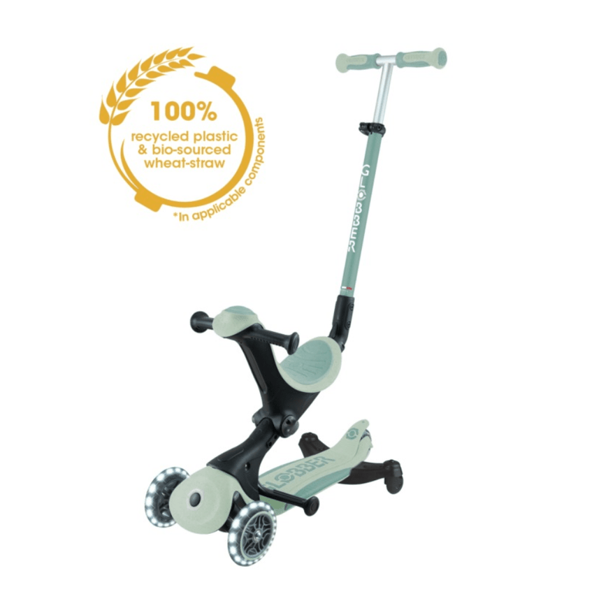 Globber Go Up Deluxe Ecologic 360 Scooter - Pistachio