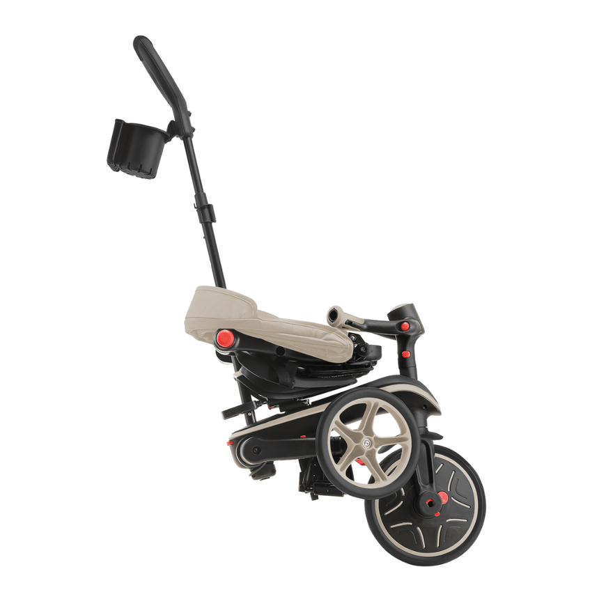 Globber EXPLORER 4 in 1 Foldable Trike - Taupe