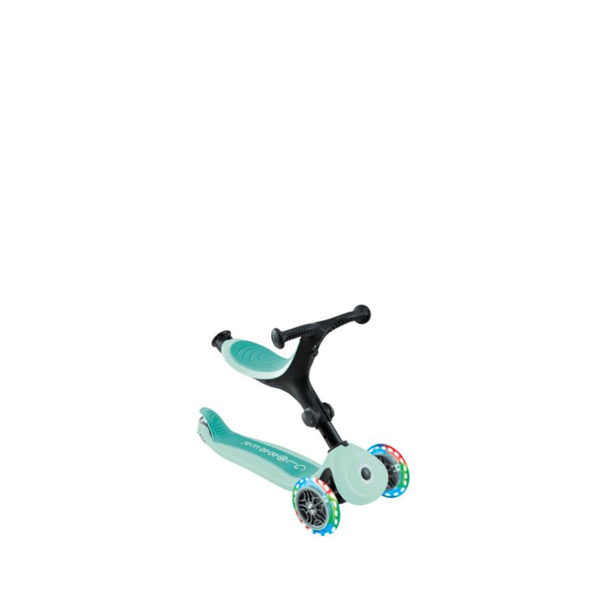 Globber GO UP ACTIVE Scooter with Lights - Mint /Dark Mint